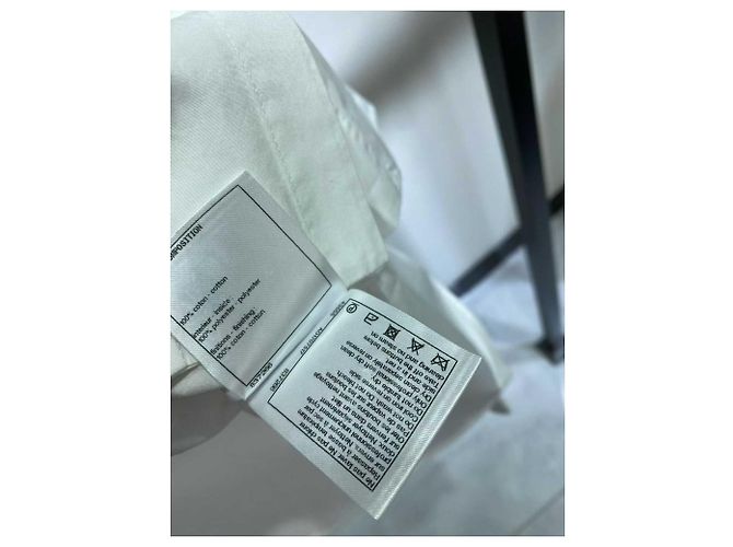 Top Chanel de algodón blanco talla 40 - vista 3