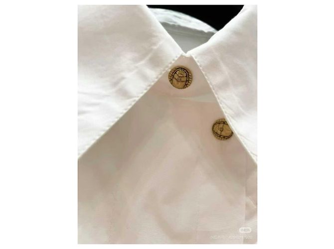 Top Chanel de algodón blanco talla 40 - vista 4