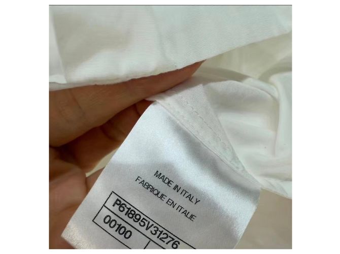 Top Chanel de algodón blanco talla 40 - vista 7