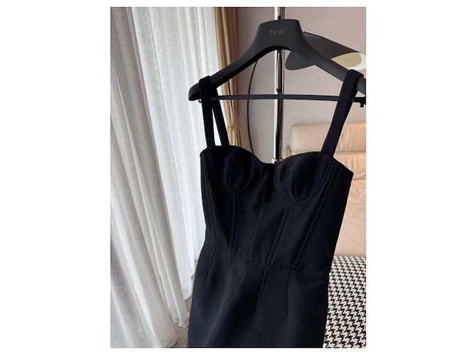 Autre Marque Mono Dior de lana negro - vista 2