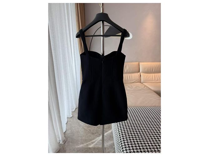 Autre Marque Mono Dior de lana negro - vista 5