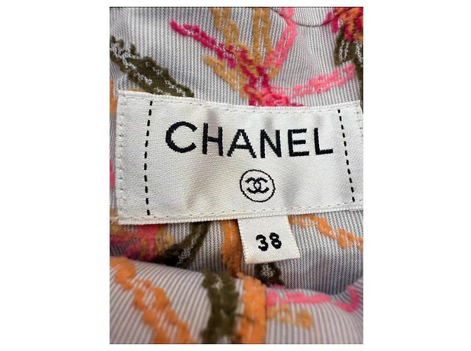 Shorts Chanel de Tweed Multicolor - vista 5