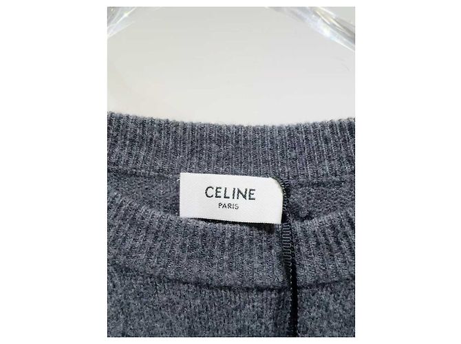Prenda de punto de lana Céline Mujer XS Multicolor - vista 3