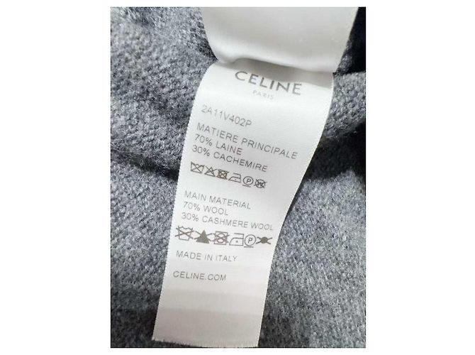 Prenda de punto de lana Céline Mujer XS Multicolor - vista 4