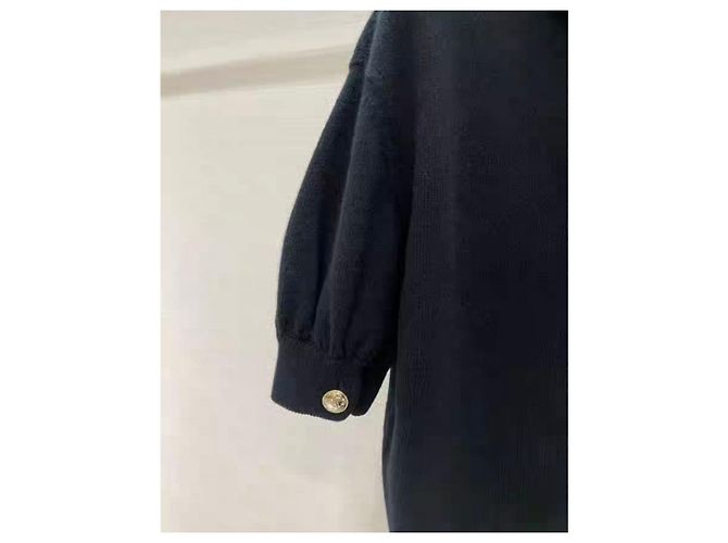 Chanel Strickwaren aus schwarzem Kaschmir - Ansicht 3