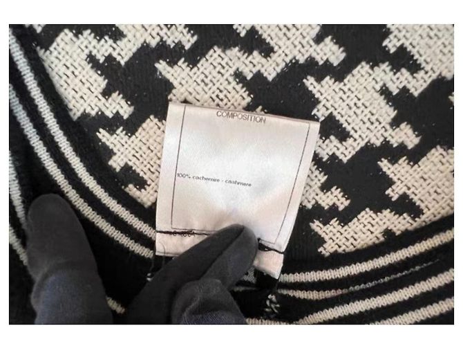 Chanel Malha de cashmere preta Preto - vista 7