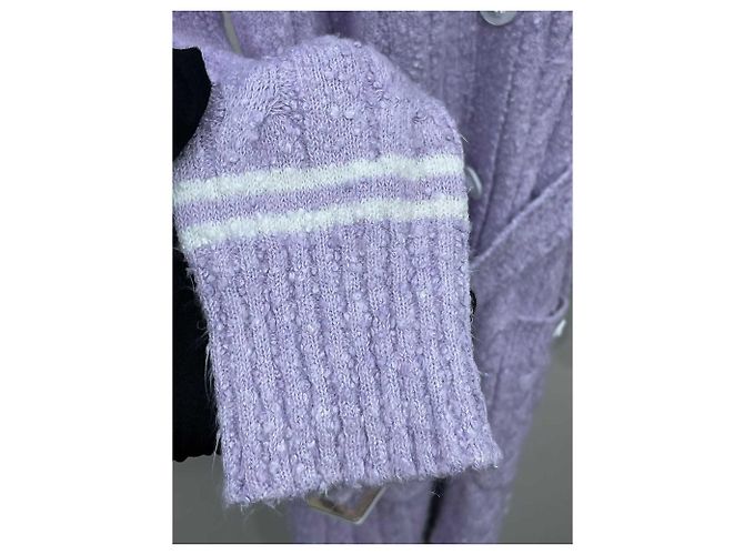 Chanel Kleid Lila Viskose Größe 36 - Ansicht 5