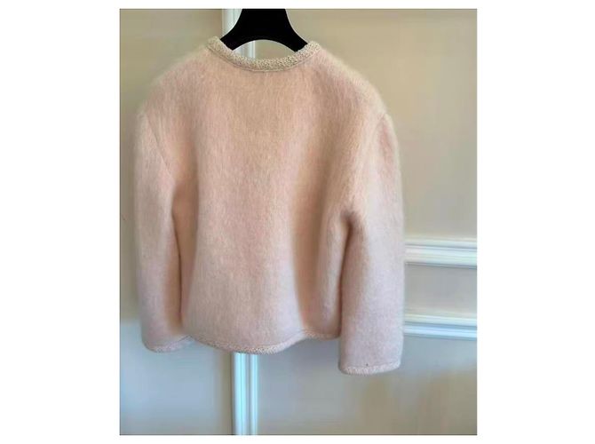 Céline Jacke aus Wolle Rosa Pink - Ansicht 3