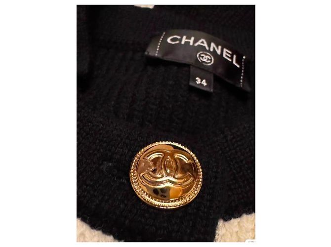 Chanel Strickware aus Wolle Damen Größe 34 Mehrfarben - Ansicht 3