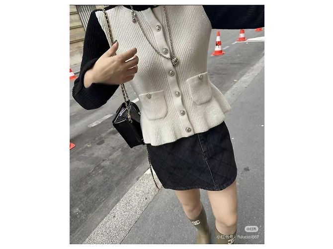 Chanel Strickware aus Wolle Damen Größe 34 Mehrfarben - Ansicht 6