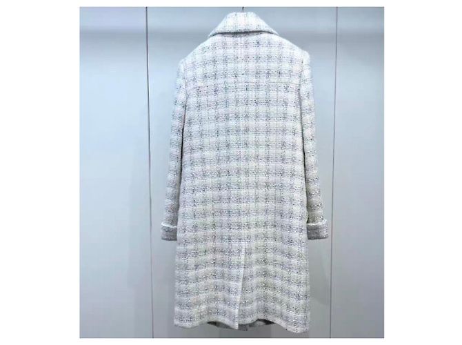 Abrigo Chanel de lana mujer talla 36 Multicolor - vista 2