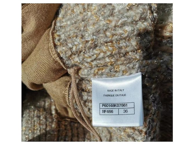 Chanel Kleid aus Wolle Mehrfarbig Größe 36 Mehrfarben - Ansicht 4