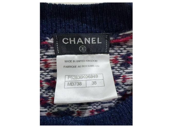 Chanel Strickpullover aus Kaschmir Mehrfarben - Ansicht 3