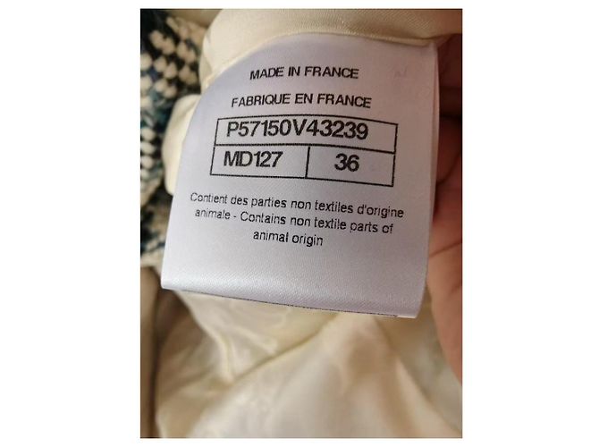 Chanel Wool Coat Multi Color Size 36 Multiple colors - view 4