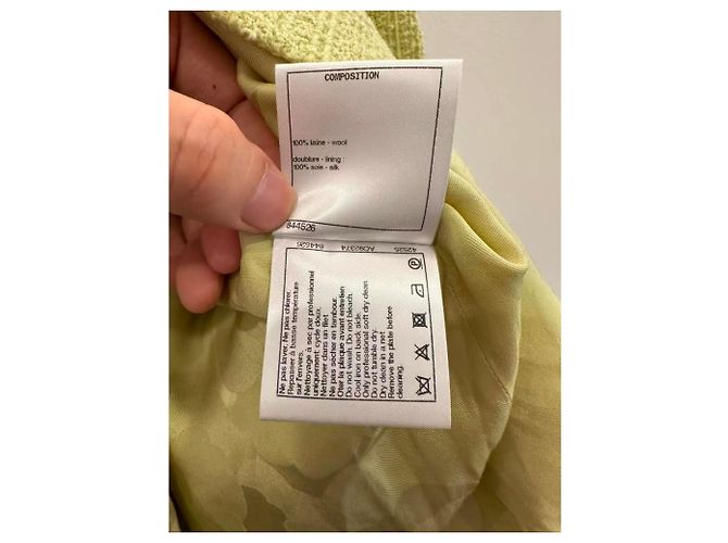 Chanel Kleid aus Wolle Mehrfarbig Größe 38 Mehrfarben - Ansicht 2