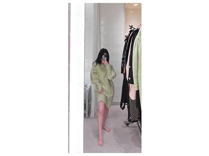 Chanel Kleid aus Wolle Mehrfarbig Größe 38 Mehrfarben - Ansicht 3