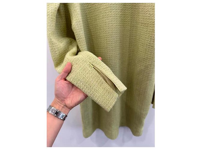 Chanel Kleid aus Wolle Mehrfarbig Größe 38 Mehrfarben - Ansicht 4