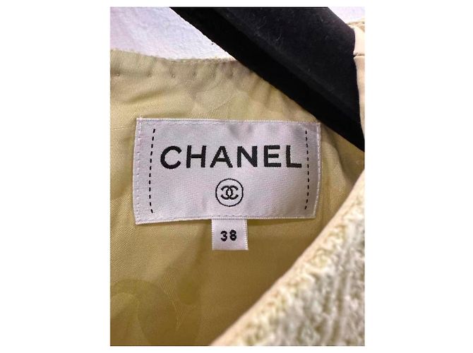 Chanel Kleid aus Wolle Mehrfarbig Größe 38 Mehrfarben - Ansicht 7