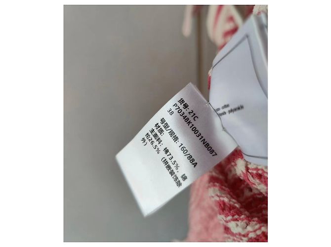 Chanel Baumwollkleid Mehrfarbig Größe 38 Mehrfarben - Ansicht 3
