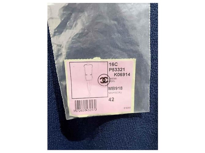 Chanel Kleid aus Kaschmir 42 FR Mehrfarben - Ansicht 4