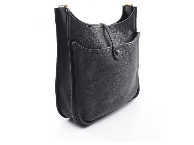 Hermès Borsa a tracolla Hermes Evelyne 3 Trois PM Nero - vista 2