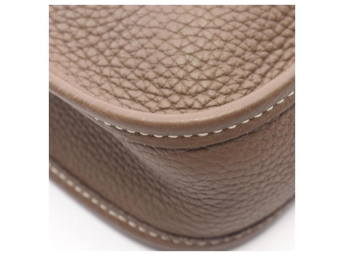 Hermès Borsa a tracolla Hermes Evelyne TPM Amazon Marrone Taupe - vista 6