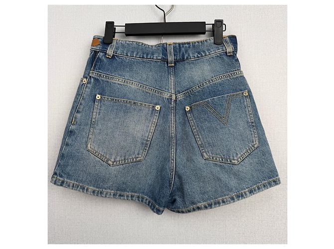 Pantaloncini Louis Vuitton in denim uomo Multicolore - vista 2
