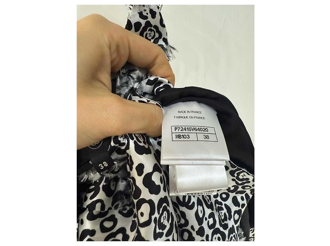 Vestido Chanel de seda multicolor talla 36 - vista 5