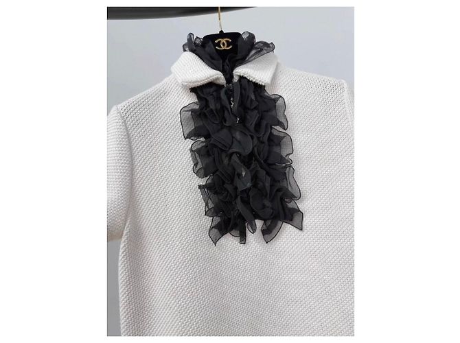 Chanel Baumwollkleid Mehrfarbig Größe 36 Mehrfarben - Ansicht 5