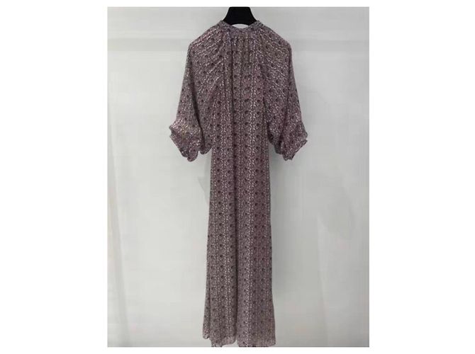 Céline Kleid aus Seide mehrfarbig Größe 36 Mehrfarben - Ansicht 2