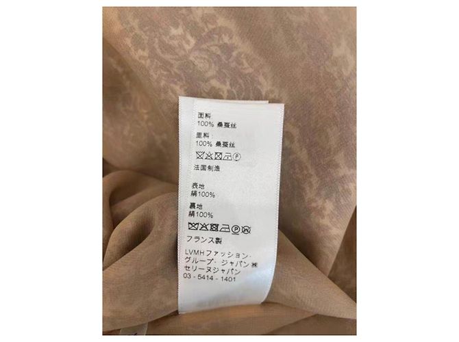 Céline Kleid aus Seide mehrfarbig Größe 36 Mehrfarben - Ansicht 6
