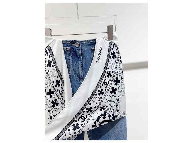 Vaqueros Chanel de algodón mujer talla 34 Multicolor - vista 2