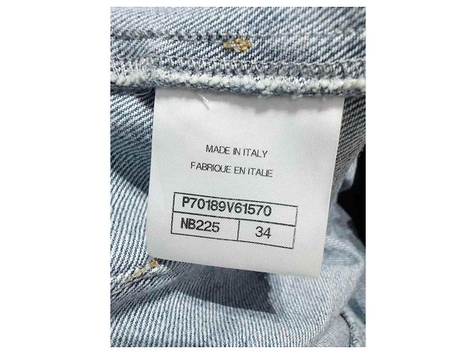 Vaqueros Chanel de algodón mujer talla 34 Multicolor - vista 4