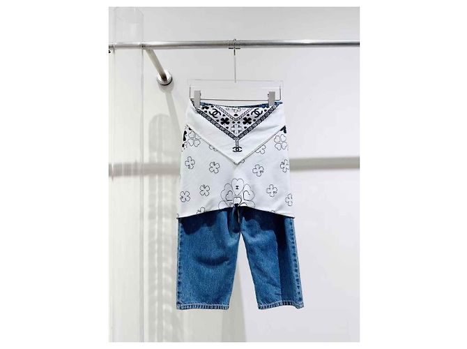 Vaqueros Chanel de algodón mujer talla 34 Multicolor - vista 6