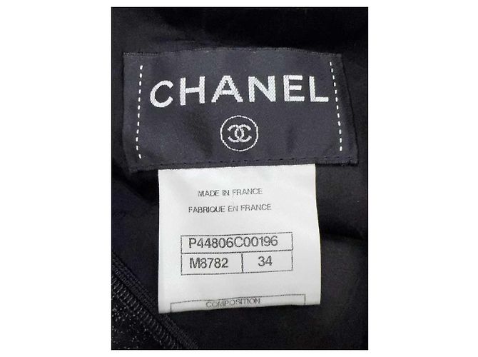 Chanel Kleid aus Leder Grau - Ansicht 6
