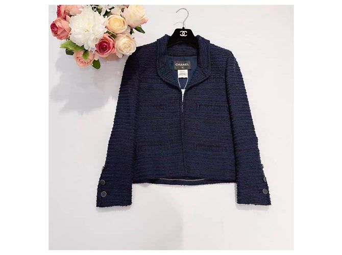Chaquetas Chanel La Petite Veste Noire Azul marino - vista 4