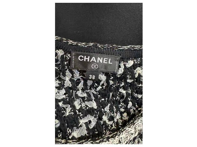 Vestido Chanel de algodón talla 38 Multicolor - vista 3