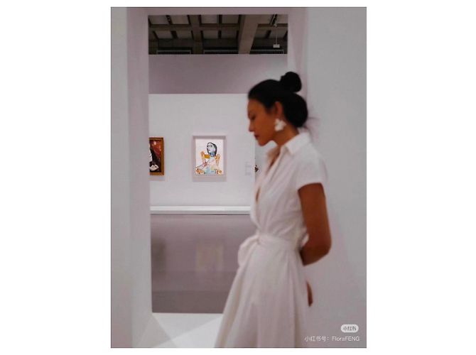 Autre Marque Vestido Dior Blanco de Algodón - vista 5