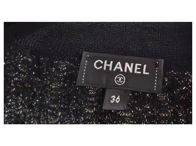 Chanel Kleid aus Wolle Schwarz - Ansicht 4