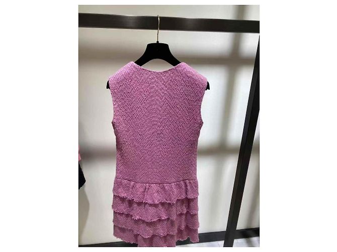 Vestido Chanel de algodón talla 38 Multicolor - vista 2