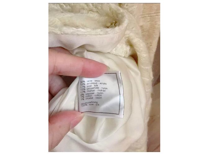 Chanel Kleid aus Wolle Mehrfarbig Größe 38 Mehrfarben - Ansicht 3