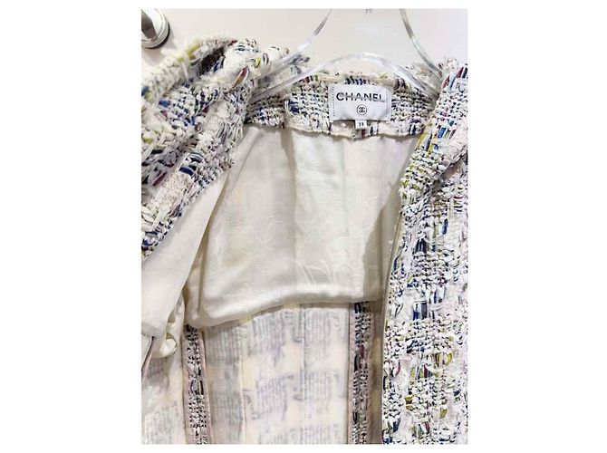 Vestido Chanel de algodón 38 FR Multicolor - vista 4