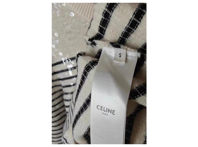 Pull en laine Céline Multicolore - vue 2