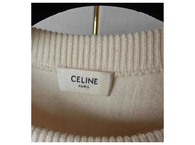 Pull en laine Céline Multicolore - vue 3