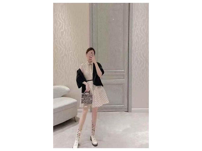 Autre Marque Abito Dior in seta Multicolore - vista 8