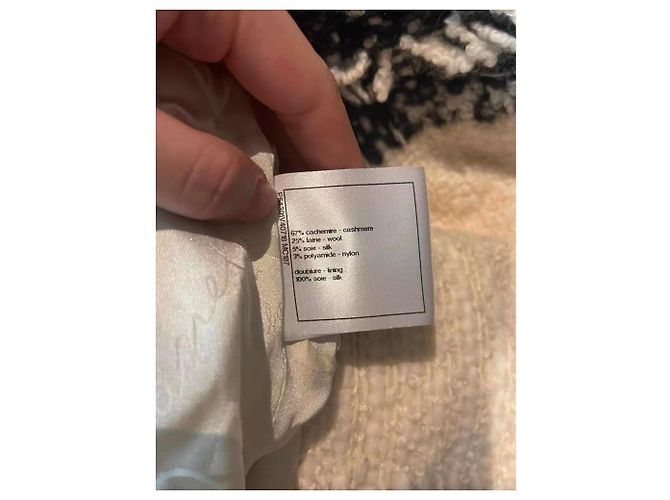 Abrigo Chanel de cachemira mujer talla 36 Multicolor - vista 8