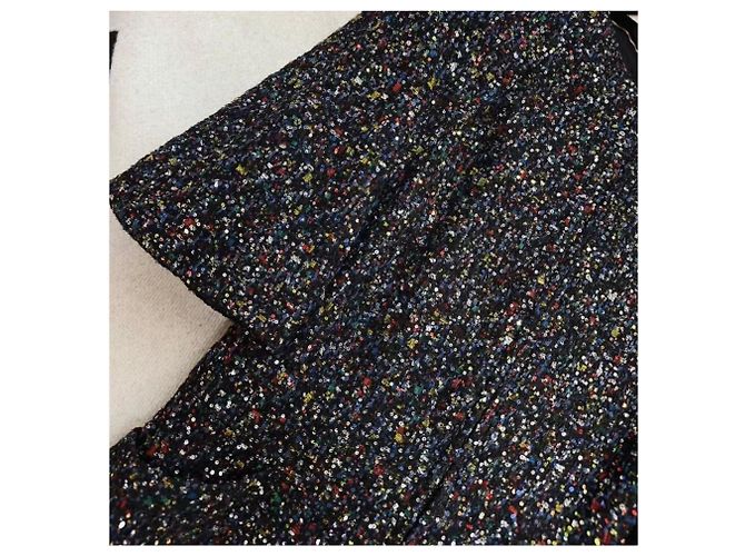 Chanel Kleid Polyester Mehrfarbig Größe 36 Mehrfarben - Ansicht 5