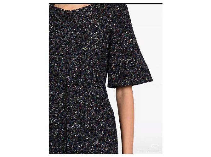 Chanel Kleid Polyester Mehrfarbig Größe 36 Mehrfarben - Ansicht 7
