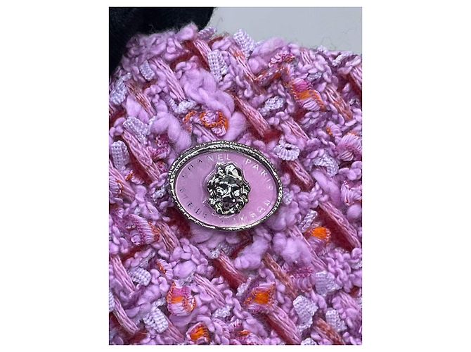 Chanel Kleid aus rosa Tweed Größe 34 Pink - Ansicht 5