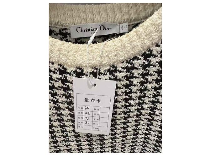Autre Marque Dior Kleid aus Baumwolle Mehrfarben - Ansicht 4